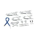 Wide EXT Front Suspension Set, Silver: 5B 2.0, 5T by Integy