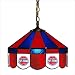 Imperial Detroit Pistons Licensed 16-Inch Diameter Stained Glass Pub Light