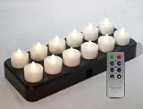 EcoLytes Remote Controlled Rechargable Candles 12 Pack