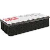 Sparco SPR1 Chalkboard Eraser, All-Felt, Dustless, Black