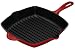 Le Creuset 10-1/4-Inch Square Skillet Grill, Red