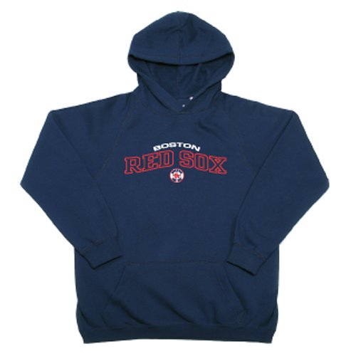 Boston Red Sox MLB Youth JV Hooded Sweatshirt (Navy Blue)