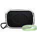 NYLON BLACK Digital Camera Case Kroo Mini Glove Bag Hard Case for Slim Digital Camera + Live*Laugh*Love Wrist Band!!!