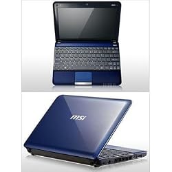 MSI U135-411US 10-Inch Netbook (Blue)