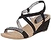 Anne Klein Womens Jasia Open Toe Strappy Wedge Sandals