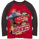 Disney Organic Raglan Sleeve Cars Tee for Boys