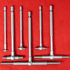 Anytime Tools 6 pc 5 16 - 6 PRECISION TELESCOPIC T BORE GAUGE SET by Anytime Tools