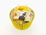 Upper Canada Soap & Candle Kitchen Salad Bowl Gift Set with Hand Wash and Hand Lotion, Meyer Lemon with Sage