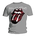Rolling Stones Exile Tongue Photos Grey Mens T-shirt