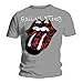 Rolling Stones Exile Tongue T-Shirt, Size XL, Ice Grey