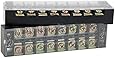 uxcell 2 Pcs 8 Position Double Row Screw Terminal Wire Barrier Strip 600V 25A