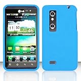 Blue Soft Silicon Skin Case Cover for LG Thrill 4G P920