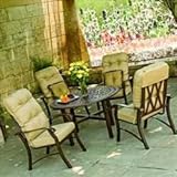 IMAGE OF Villa Soleil Cushioned Dining Groups - 90