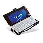 Tuff-Luv genuine leather case cover for (Sony Vaio Type P) - Black
