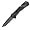 SOG Specialty Knives & Tools TF-7 Trident Tanto, Black TiNi