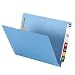 Smead End Tab Fastener File Folders, Letter Size, Straight Cut, Reinforced Tab, Two Fasteners in Positions #1 and #3, Blue, 50 Per Box (25040)