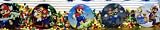 Mario Brothers 23 Piece Birthday Cake Topper Set Featuring Mario Castle, Bomb, Mario Coins, 6 Mario Figures Including Mario, Luigi, Princess Peach, Toad, Yoshi, Donkey Kong, and 12 Mario 1