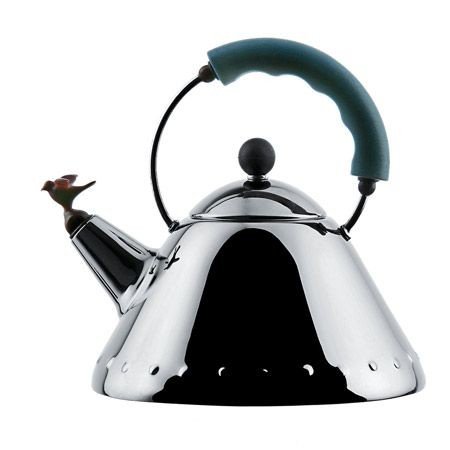 "Alessi 9093 Miniature (3.07 "") Kettle with Bird Whistle By Michael Graves"