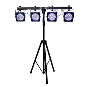 Brand New Chauvet 4bar 15 Channel Packaged Wash Light System with Rgb Controls of 4 Lights +... by 