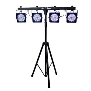 Brand New Chauvet 4bar 15 Channel Packaged Wash Light System with Rgb Controls of 4 Lights +... by 