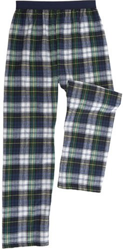 Adult Flannel Pants Elastic Waist No Fly Campbell Tartan Plaid