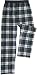 Adult Flannel Pants Elastic Waist No Fly Campbell Tartan Plaid Image