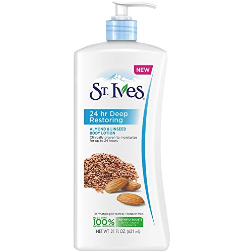 St. Ives 24 hour Deep Restoring, Almond & Linseed Body Lotion 21 oz
