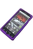 Premium Rubberized Hard Snap-on Case Cover for Motorola Droid X - Purple, V ....
