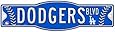 MLB Los Angeles Dodgers 4.5-by-17 Sign