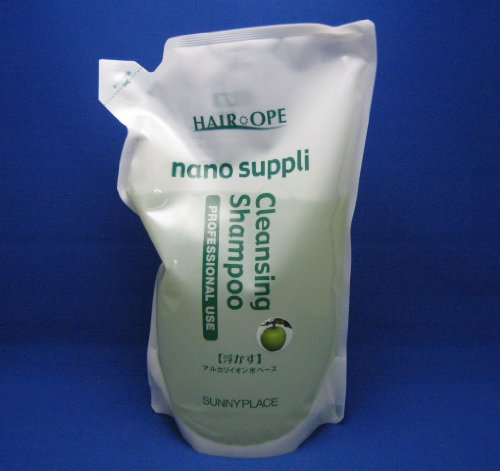 サニープレイス　ヘアオペ　ナノサプリ　クレンジングシャンプー　グリーン　　レフィル800ml