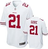 Frank Gore Jersey Away White Game Replica #21