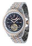 Adee Kaye Men's 35 Jewels Automatic Open Heart Tourbillon Power Reserve Watch Model AK-1097