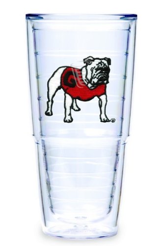 Tervis Tumbler University of Georgia-Bulldog 24-Ounce Double Wall Insulated Tumbler, Set of 2
