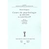 Cours de Psychologie de 1892-1893 au Lyc�e Henri IV