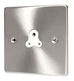 SATIN CHROME 5 AMP SOCKET  C455BCW