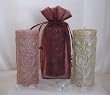 100% Beeswax Candles - Single Beautiful Solid Rose Pillar in IVORY (right in photo)