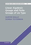 Linear algebraic groups and finite groups of lie type
