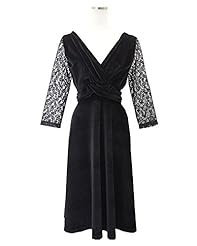 Stretchy Wrap Lace Polyester  Dress