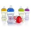 Nuby BPA FREE No-spill Sippy Gripper Cup 10 Oz - boy colors