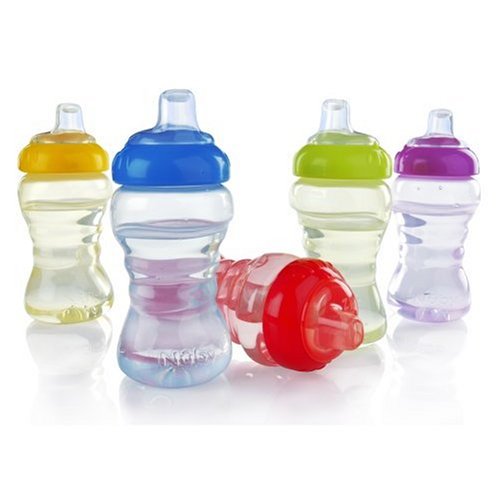 Nuby No-spill Sippy Gripper Cup 10 Oz. -Colors May Vary