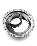 Wilton Armetale Flutes and Pearls Chip & Dip Bowl