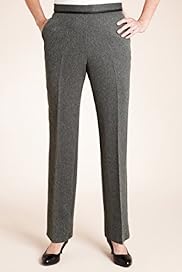 Classic Collection Flat Front Textured Trousers