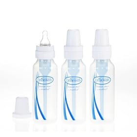 Dr. Brown's 3 Pack BPA Free Polypropylene Bottle, 8 oz