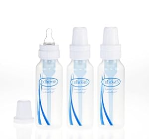 Dr. Brown's 3 Pack BPA Free Polypropylene Bottle, 8 oz