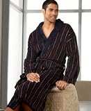 Review Nautica  / Nautica Plush Drop Needle Striped Robe