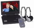 Audiovox D1817PK 8-Inch Portable DVD Player Package System