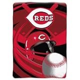 Cincinnati Reds 846111 MLB Tag Micro Raschel 60x80 Blanket by Northwest