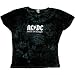 AC/DC "Back in Black" Women's Tie-Dye T-Shirt