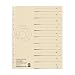 Herlitz 10840205 Trenn Blatt A4 chamois, 100er Packung