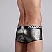 Xuba Mens Low Rise Sexy Underwear Trunk Boxer Brief Snake Black 1052